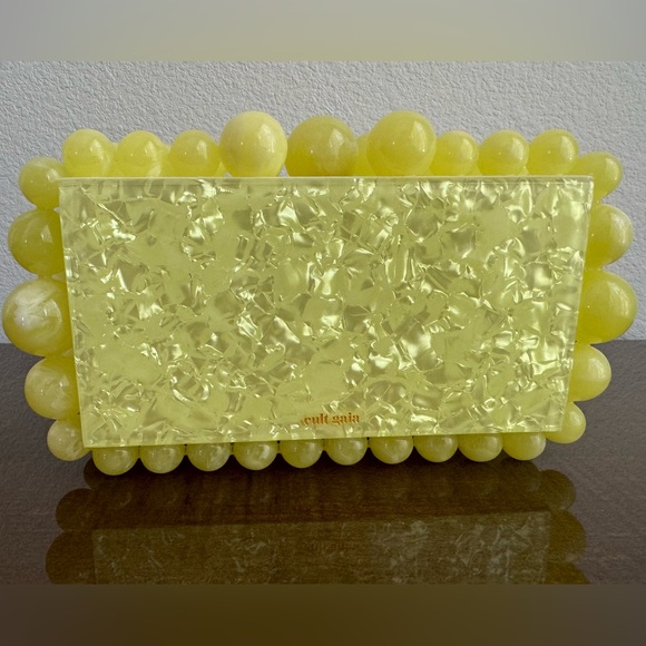 cult gaia Handbags - CULT GAIA Eos Bag Yellow